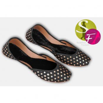 Golden Polka Dots Khussa
